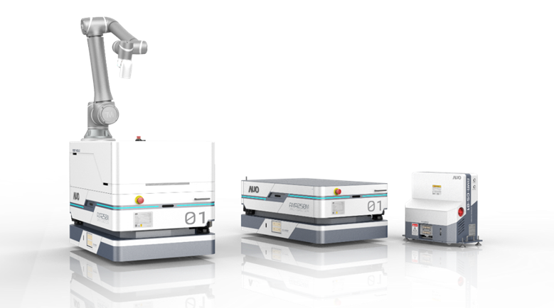 一竞技數位開發的自主式移動機器人（AMR250M），搭配全向輪並結合AI演算法、2D LiDAR、3D攝影機等技術，協助客戶實現產線全自動化